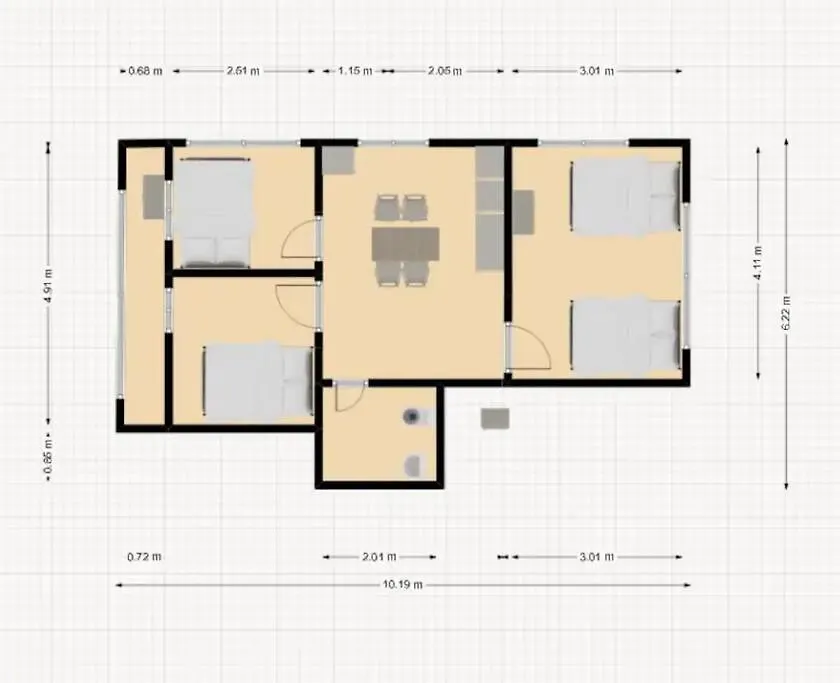 C-1 White Linen House,3Br Daire Seul